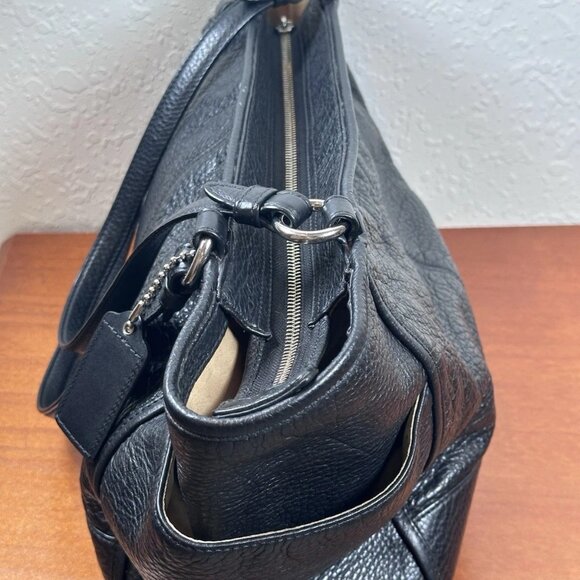 EUC Coach Park Carrie Leather Tote F29898 in black - Picture 7 of 13